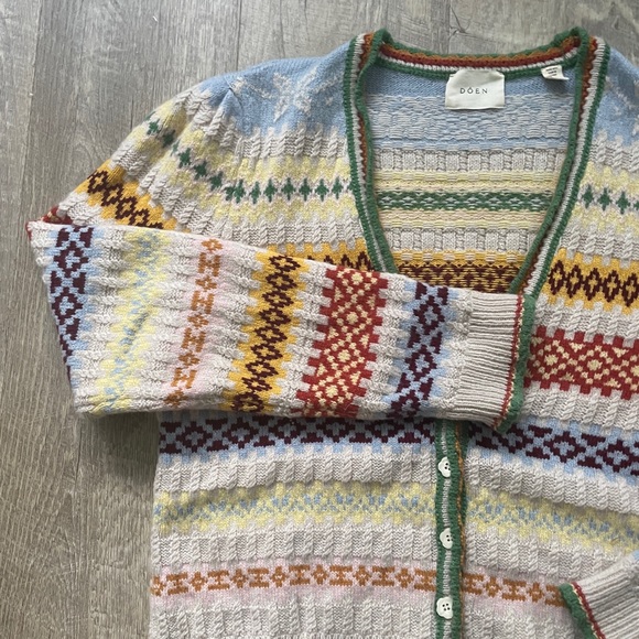 Cashmere DOEN ALBA CARDIGAN in cream Monte Rosa L - Picture 9 of 10